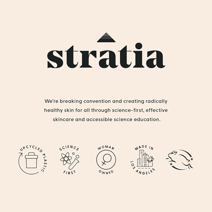 Stratia Interface Daily Moisturizer with Peptides for Hydration & Repair, Suitable for All Skin Types, 1.70 Fl Oz (Pack of 1)