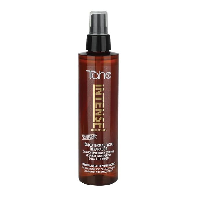 Tahe Intense Repairing Facial Thermal Tonic with Hyaluronic Acid, Collagen, Vitamin E, Niacinamide, and Bamboo Extract, 200 ml