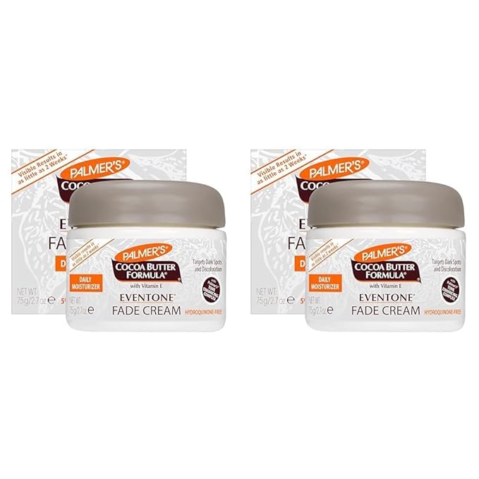 Palmer's Cocoa Butter Formula Eventone Fade Cream, Anti-Dark Spot Fade Cream with Vitamin E and Niacinamide, Helps Reduce Dark Spots & Age Spots, 2.7 Ounce (Pack of 2)