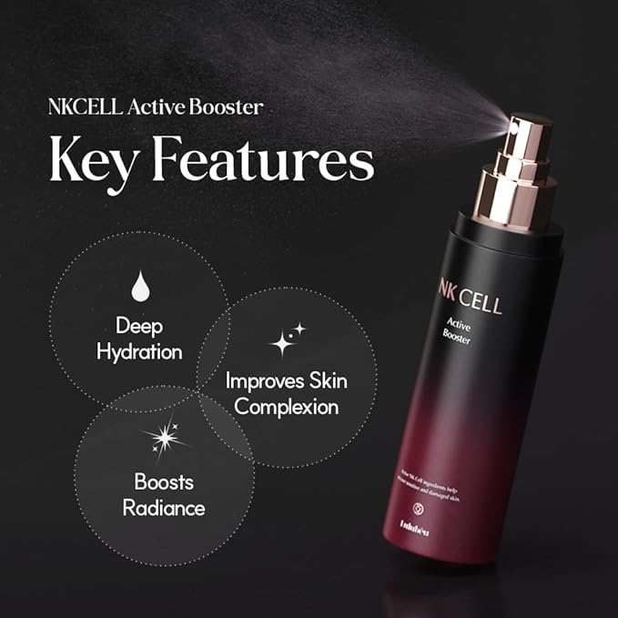 Active Booster Mist with NK Cell Technology, Hydrating & Firming Facial Toner Spray, 3.38 fl oz