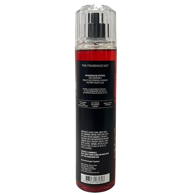 Bath & Body Works Vampire Blood Fragrance Mist and Shimmer Mist Duo Set with a Himalayan Salts Springs Bar Soap