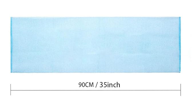 ARCH&M Exfoliating Washcloth Body Scrubber - 3 Pack Japanese Korean Spa Style Bath Towel for Dead Skin Removal, Extra Long 35” Back Scrubber with Premium Nylon Mesh for Smooth Glowing Skin (Gray x 3)