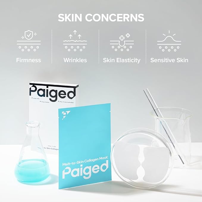 Melt to Skin Collagen Mask, – Wrinkle Patches for Forehead, Eyes & Smile Lines - Frown Lines, Eleven-Lines Repair Patches, Invisible Face Wrinkles Smoothers - Korean Skin Care, 12EA (12)