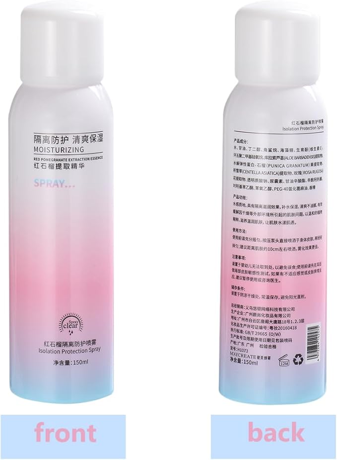 FRCOLOR Make up Accessories moisturizing Toner Skincare Accessories Hydrating Toner Outdoor Spray Skin Care Spray Moisturizing Lotion Makeup Isolation