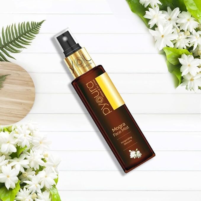 Viva Pure Jasmine Mogra Face Toner Mist 50 ml, 100% Natural Toner for Healthy Glow & Even Skin Tone, Hydrating Serum Toner for Dry Oily Combination Skin, Distinctive Natural Jasmine Perfume