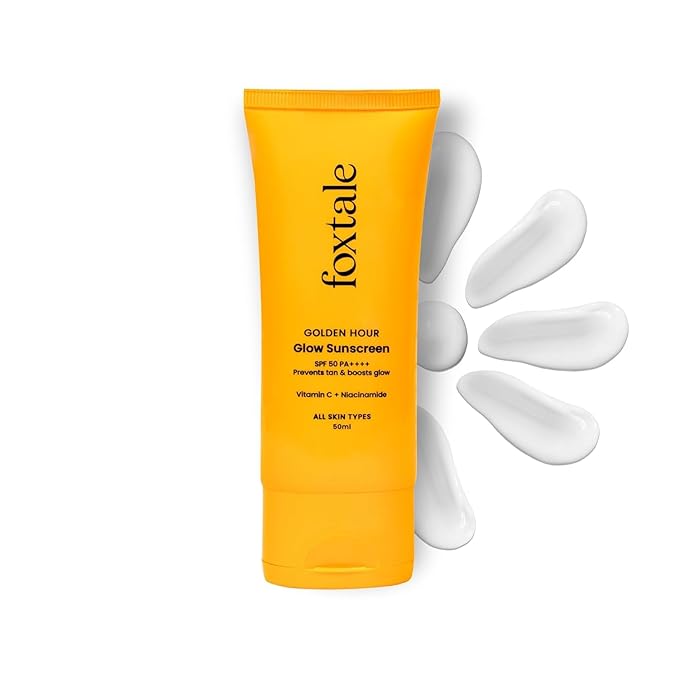 FoxTale Spf 50 Vitamin C Glow Sunscreen With Pa++++ & Niacinamide (5)