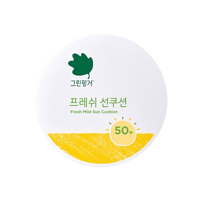 Outdoor-friendly moisturizer, Portable and Convenient Cushion Pact, 그린핑거 Fresh Cushion, 0.42oz