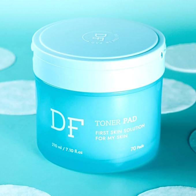 Vegan Toner Pads for Face, Toner Pad Korean for Exfoliation, Soothing Brightening and Pore Care with Niacinamide, Centella Asiatica and Ginseng (70 Pads)