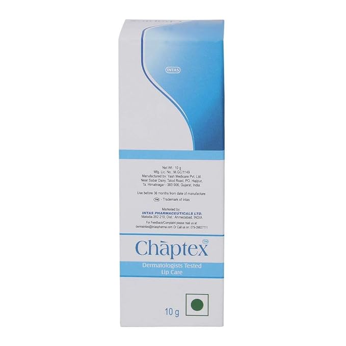 Lip Balm, 10g with SPF 15 | Dermatologist Tested | Paraben Free Lip Care | Moisturizing & UV Protection for Dry, Chapped Lips