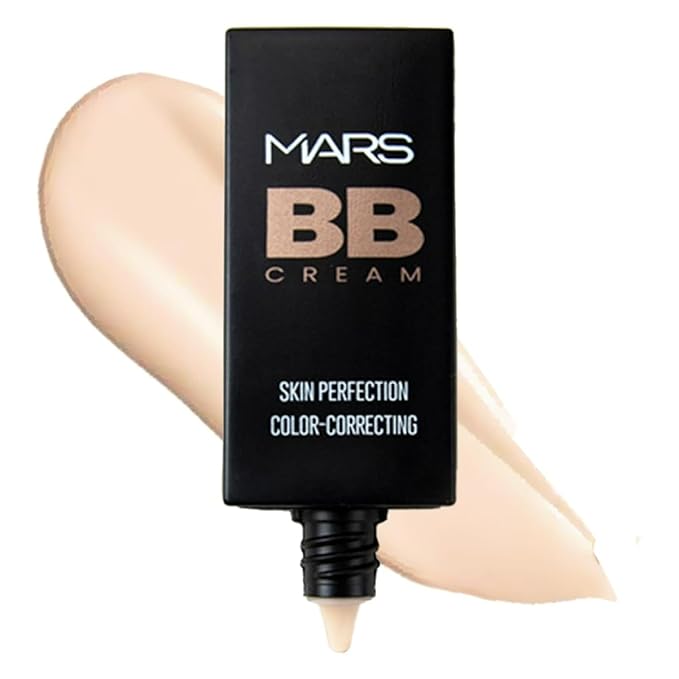 MAR-S B.B Cream Lightweight Foundation | Blendable BB Cream for Women | Colour Correction for All Skin Types (30 ml) (02-LIGHT)
