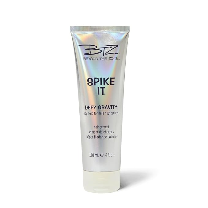 Beyond the Zone Spike It Hair Cement, StrongHold Hair Gel, Great for All Hair Types, 4 oz