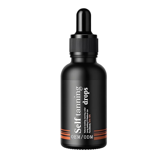 Self Tanning Drops:Customizable Sunless Tanning from Light Glow to Dark Bronze,Rich in Natural Ingredients for Caring Skin,No Skin Damage and Change Easily
