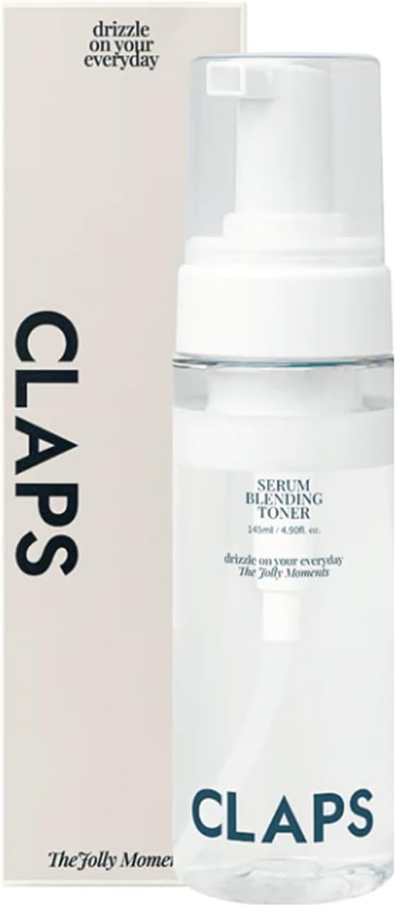 CLAPS Serum Blending Toner 4.90 Fl oz - Moisturizing|Mildly Acidic pH|Hypoallergenic|Vegan