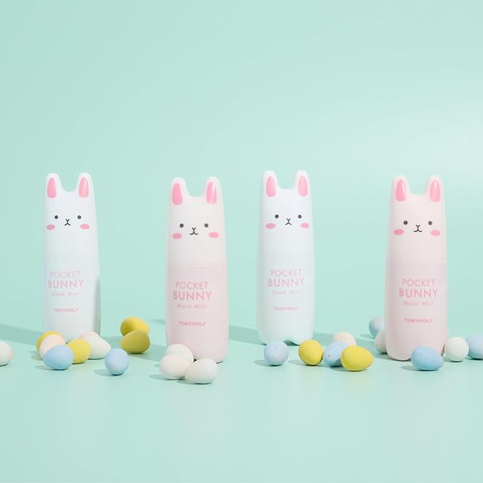 TONYMOLY Pocket Bunny Facial Mist - Hydrating Facial Spray for Moisture & Refreshment - Travel Size, Soothing Lightweight Skincare, K-Beauty Gift, Easter Basket Stuffer