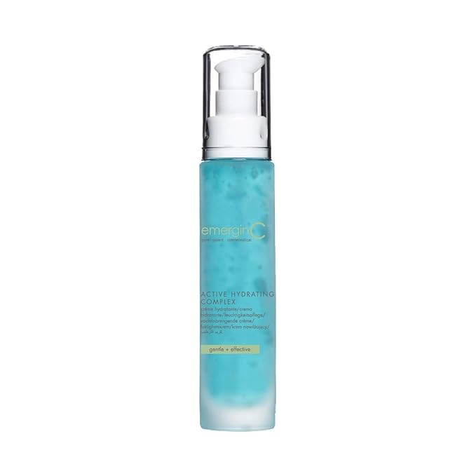 emerginC Face Care Set with Active Hydrating Complex Gel Moisturizer (1.6 oz, 50 ml), Spirulina Toner (4 oz, 120 ml), Kombucha Cleanser Wash (4 oz, 120 ml) & Phytocell Detox Face Mask (1.6 oz, 50 ml)