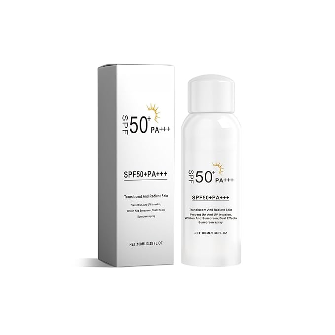 SPF 50+ Sunscreen for Face and Body, Water & Sweat Resistant, Skin Care Sunscreen Lotion, Sun Cream Lightweight and Breathable Sun Cream