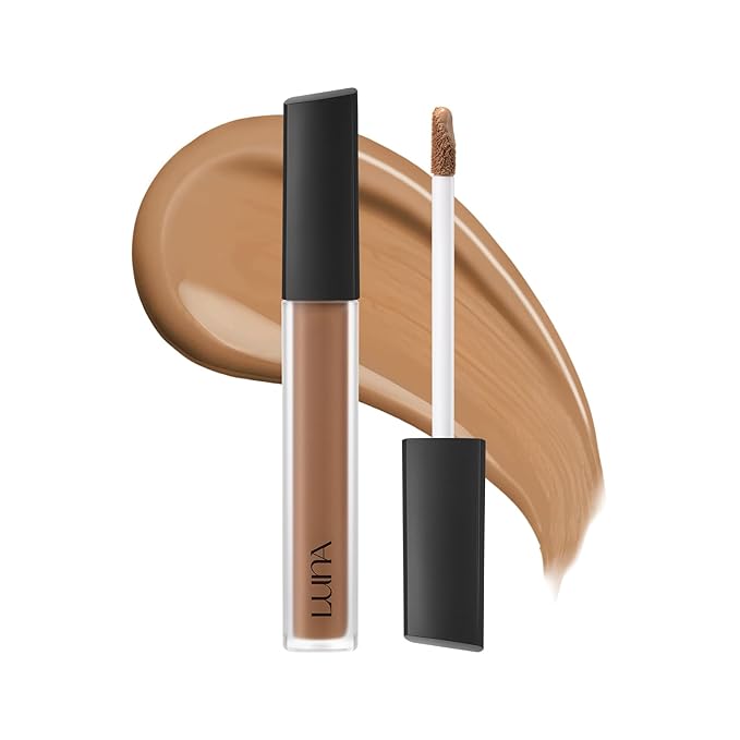 [NEW] LUNA Long Lasting Tip Concealer 34W | Moisturizing Liquid Type | Full Coverage for Dark Circles, Fine Lines & Redness | Korean Makeup, 0.26 oz