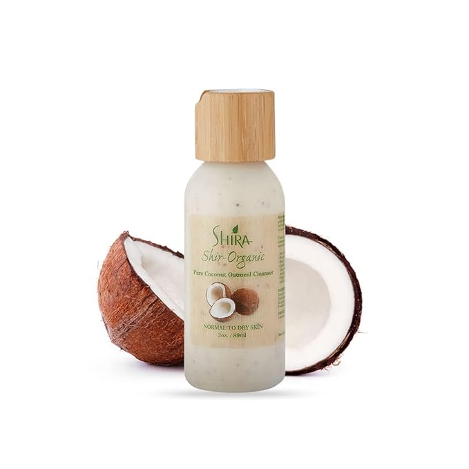 Shira Organic–Face Essentials Combo Of Avocado moisturizer 15ml, Blueberry night cream 15ml, Pomegranate Toner 89ml, Mango Butter Mask 15ml, Coconut Oatmeal Cleanser 89ml,Skin Care Essentials