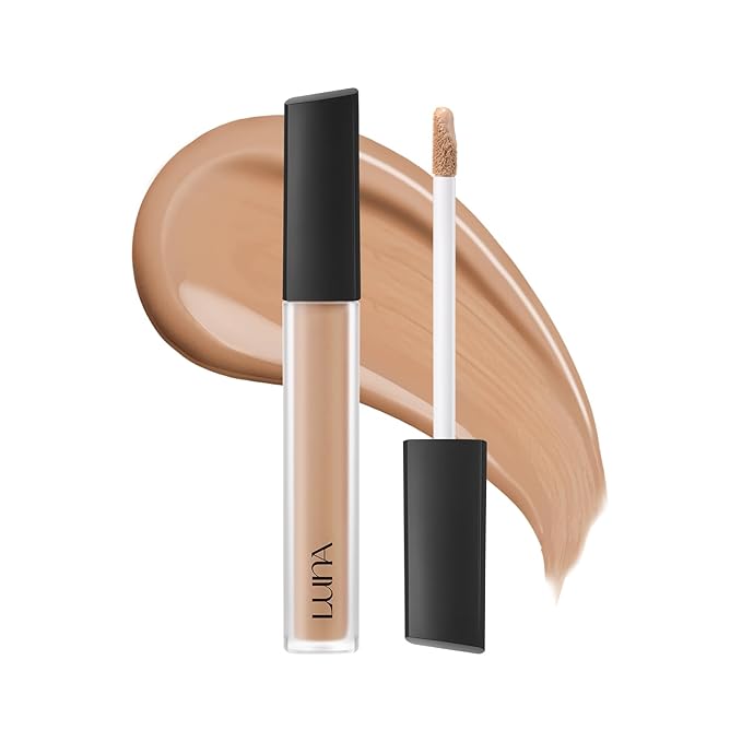 [NEW] LUNA Long Lasting Tip Concealer 26C | Moisturizing Liquid Type | Full Coverage for Dark Circles, Fine Lines & Redness | Korean Makeup, 0.26 oz