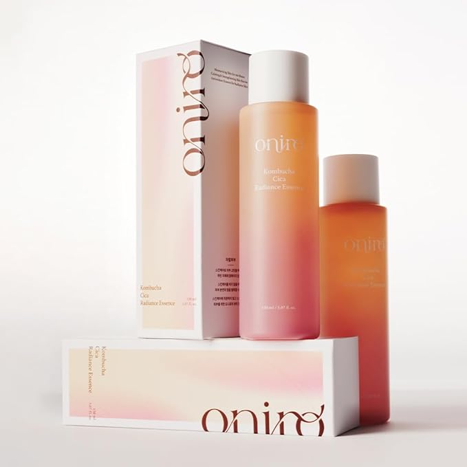 Oniro Kombucha CICA Radiance Essence Facial Toners | Skin Radiance, CICA, Carnosine, Xylitol | The Essence moisturizes and soothes The Skin | Korean Skin Care | 5.07 fl oz