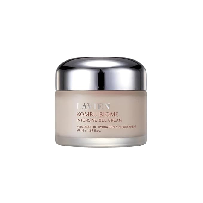 LAVIEN Intensive Gel Cream - Kombu Biome Facial Cream, Hydration and Nourishment - Firm Skin, Moisturizer, All Skin Types - 1.76 Oz(50g)