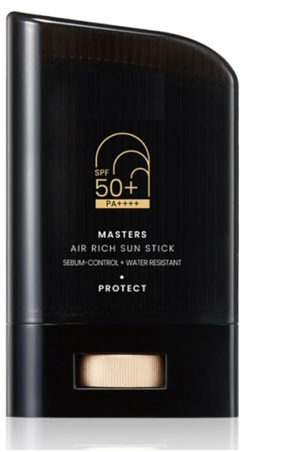 Masters Air Rich Sun Stick SPF50+ PA++++ 22g, Lightweight, Non-Greasy Sun Stick for Face, Water-Resistant, Pack of 1