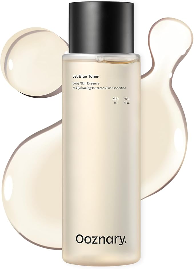 Jet Blue Toner with Panthenol, Hydrating and Soothing Toner for FaceㅣKorean Essence Skin Care 10.14 fl. oz | 300 ml
