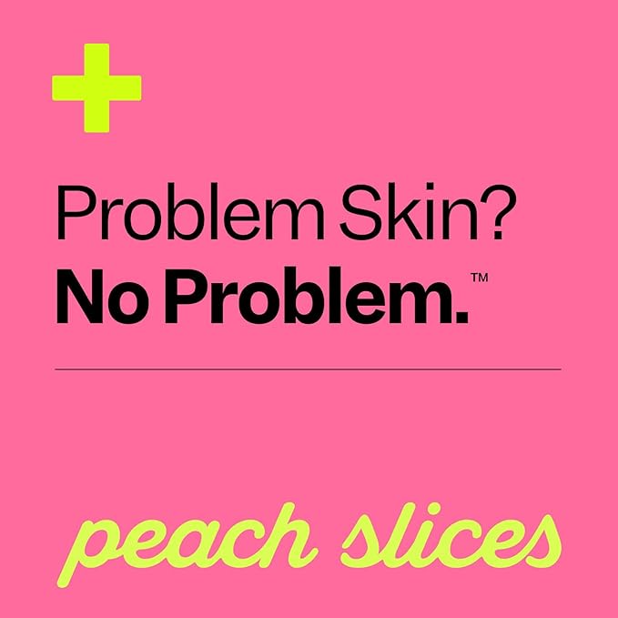 Peach Slices - Acne Spot Dots (60 ct) - Hydrocolloid Pimple Patches for Face - Absorb Gunk, Protect Picking & Support Healing - 3 Sizes (7, 10, & 12mm) - Vegan, Cruelty Free, Korean Skin Care & Beauty
