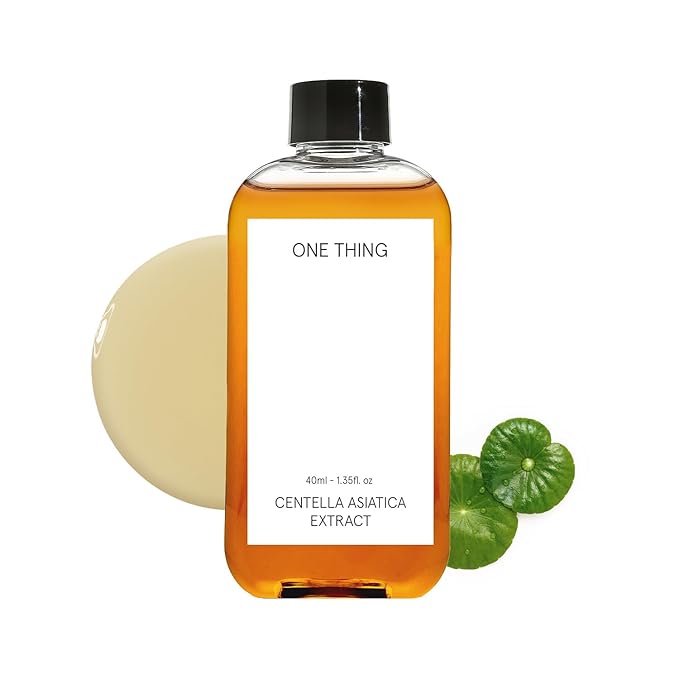 ONE THING Centella Asiatica Extract CICA Toner 1.35 Fl Oz | Hydrating Soothing Facial Extracto for Sensitive Oily Acne Prone Skin, Pure Centella, Redness and Irritation Relief | Vegan Korean Skin Care