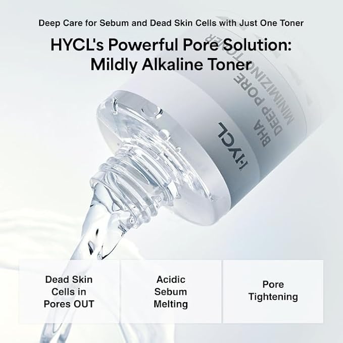 BHA Blackhead Power Toner (6.76fl oz), Daily Exfoliating Face Toner with Willow Bark Water for Oily, Acne-Prone Skin, Minimizes Pores & Controls Excess Sebum, Korean Skincare