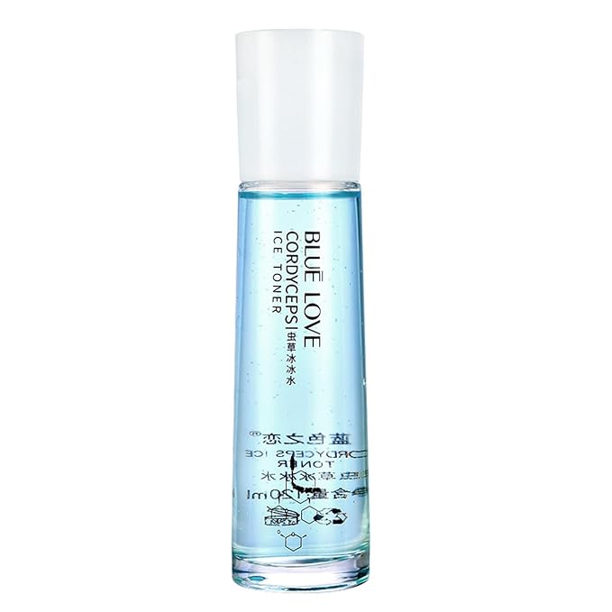 BLUE LOVE Cordyceps Icy Facial Water – Hydrating Facial Toner for All Skin Types, Anti-Aging, Soothing & Refreshing, Lightweight Moisturizer