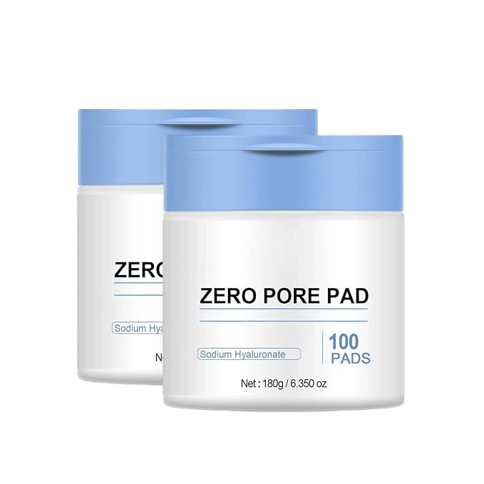 Exfoliating Toner Pads for Face, Facial Pads for Pore Cleansing and Gentle Exfoliation, Oil Control, Smooth Looking Skin, Suitable for All Skin Types (2pcs)