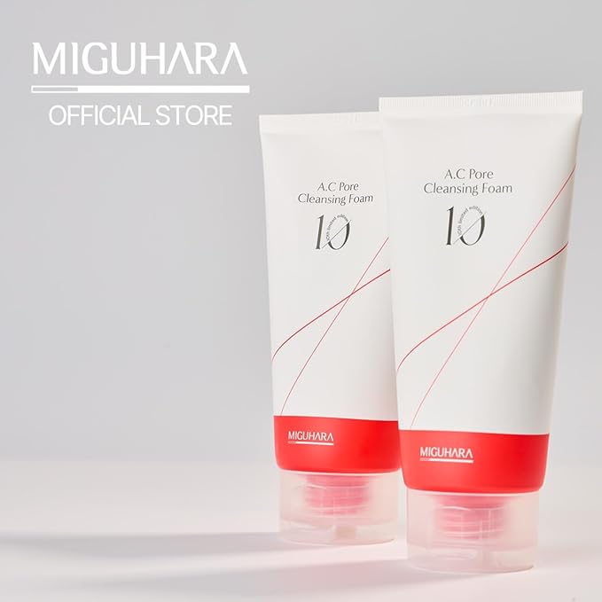 A.C Pore Cleansing Foam | Korean Skincare Face Wash (120ml/4.05 fl. oz.)