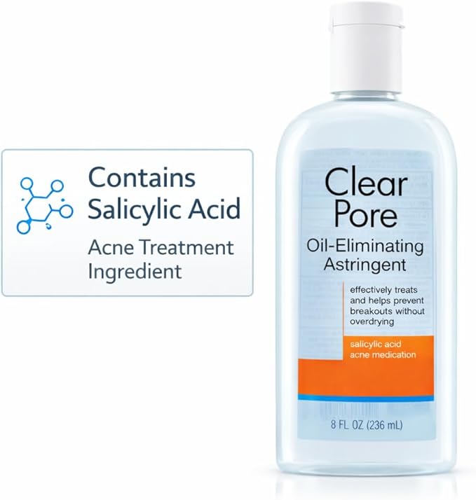 Facial Toner for Oily Skin, Daily Face Toner for Balanced and Refreshed Appearance, Lightweight Liquid Skin Care Step, 8 fl oz