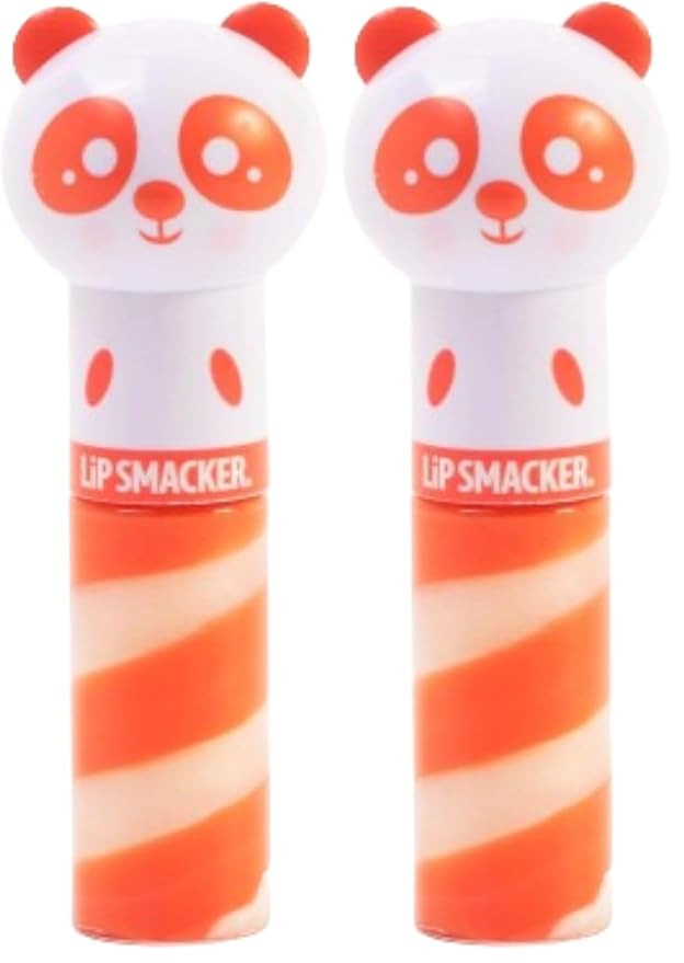 Lip Smacker Lippy pal swirl lip gloss, Panda - Paws-Itively Peachy, 0.14 Ounce (Pack of 2)