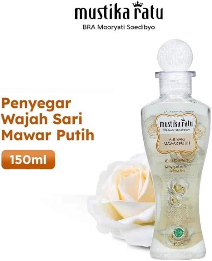 Mustika Ratu, Air Sari, Mawar Putih, 150ml (Pack of 1)