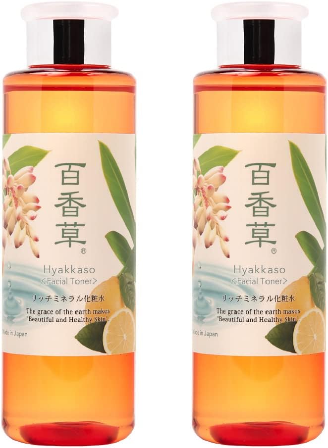Hyakkaso Japan - Hyaluronic Acid Shell Ginger Facial Toner | Acne Care | All Skin Types | Moisturizing | Japanese Skincare | 200ml 6.76fl Oz (2) | hyakaso