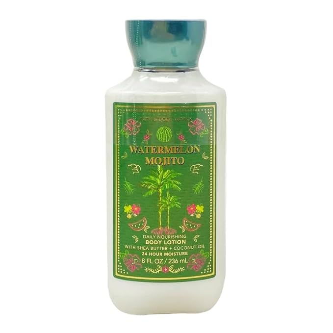Bath & Body Works Watermelon Mojito Body and Hand Lotion Pack of, 8oz (Watermelon Mojito)