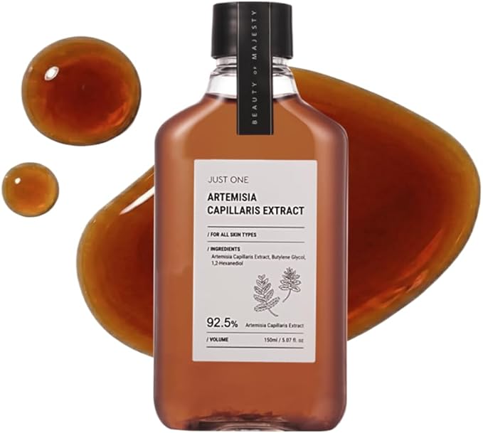 BOM Cosmetics Just One Artemisia Capillaris Extract 5.07 Fl. Oz, Facial Toner with 100% Herbal Extract, Soothes Redness, Strengthens Skin, Purifies & Nourishes, Vegan, Korean Skincare