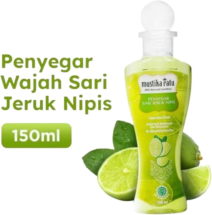 Mustika Ratu, Face Toner, 150ml, Lime (Pack of 1)