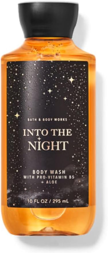 Bath & Body Works - 3 Piece Bundle - Spray - Body Cream - Shower Gel - Full Size and Gift Bag HELLO GORGEOUS (Into The Night)