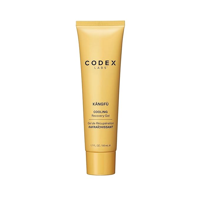 Codex Labs KANGFU Cooling Recovery Gel – Aloe Vera Gel for Sunburn Relief & After Sun Care, Hydrating Cooling Gel with Hyaluronic Acid for Skin Repair, Soothing Gel for Face & Body