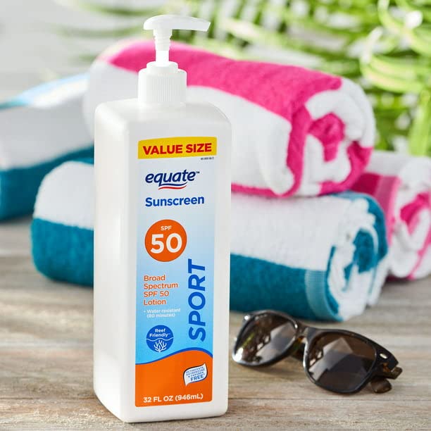 Sport Broad Spectrum Sunscreen Value Size, SPF 50, 32 fl oz