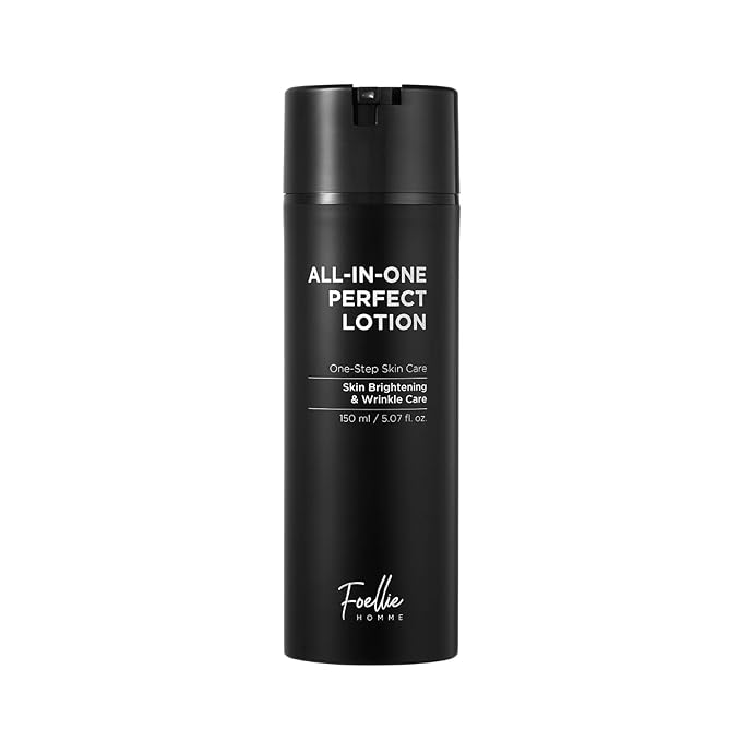 Foellie Homme All-In-One Perfect Lotion, Men's Face Moisturizer 150ml