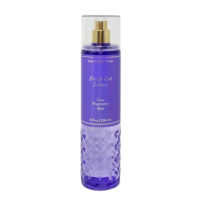 Bath & Body Works Fresh Cut Lilacs 3 Piece Bundle - Fragrance Mist - Body Cream - Shower Gel - Full Size