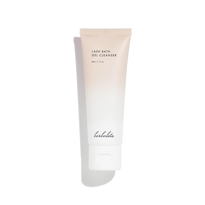 Borboleta Lash Bath Gel Cleanser, Gentle Deep Clean, Travel Size & Full Size Options, Eyelash Wash for Extensions