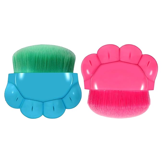 2Pcs Sunscreen Applicator for Kids - Sunblock Lotion Brush with Protective Case, Soft Bristles, Mess-Free Sun Cream Applicator for Travel, Beach & Outdoor Use - by Mobi Lock