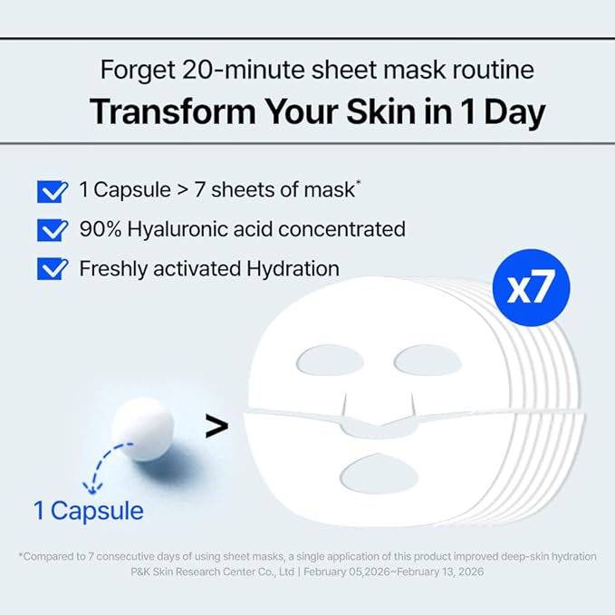 WELLAGE Real Hyaluronic Acid Hydrate One Day Kit Serum 2ea, Korean Beauty Secret Ampoule, High Concentration HA Ceramide 8 Herbal Extracts for Firming and Moisturizing Special Day Care
