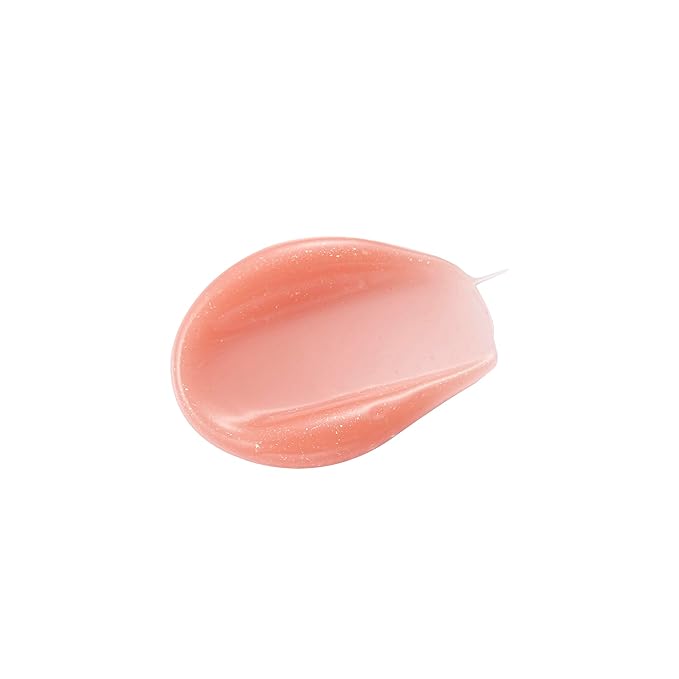 TONYMOLY Frosted Sugar Cookie Lip Gloss Key Chain – Hydrating, Non-Sticky Gloss with Soft Apricot Tint & Golden Shimmer – Holiday Limited Edition