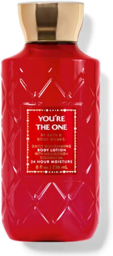 Bath & Body Works - 3 Piece Bundle - Spray - Body Lotion - Shower Gel - Full Size and Gift Bag HELLO GORGEOUS (You're The One)